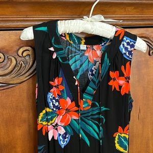 Old Navy tropical dress, size small